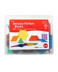 edxeducation Translucent Sensory Pattern Blocks