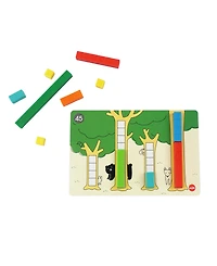edxeducation FunPlay Number Rods, Set of 74 Math Manipulatives, 50 Activities, Messy Tray