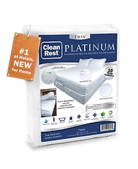 CleanBrands Platinum Zippered Encasing Quilted Mattress Pad