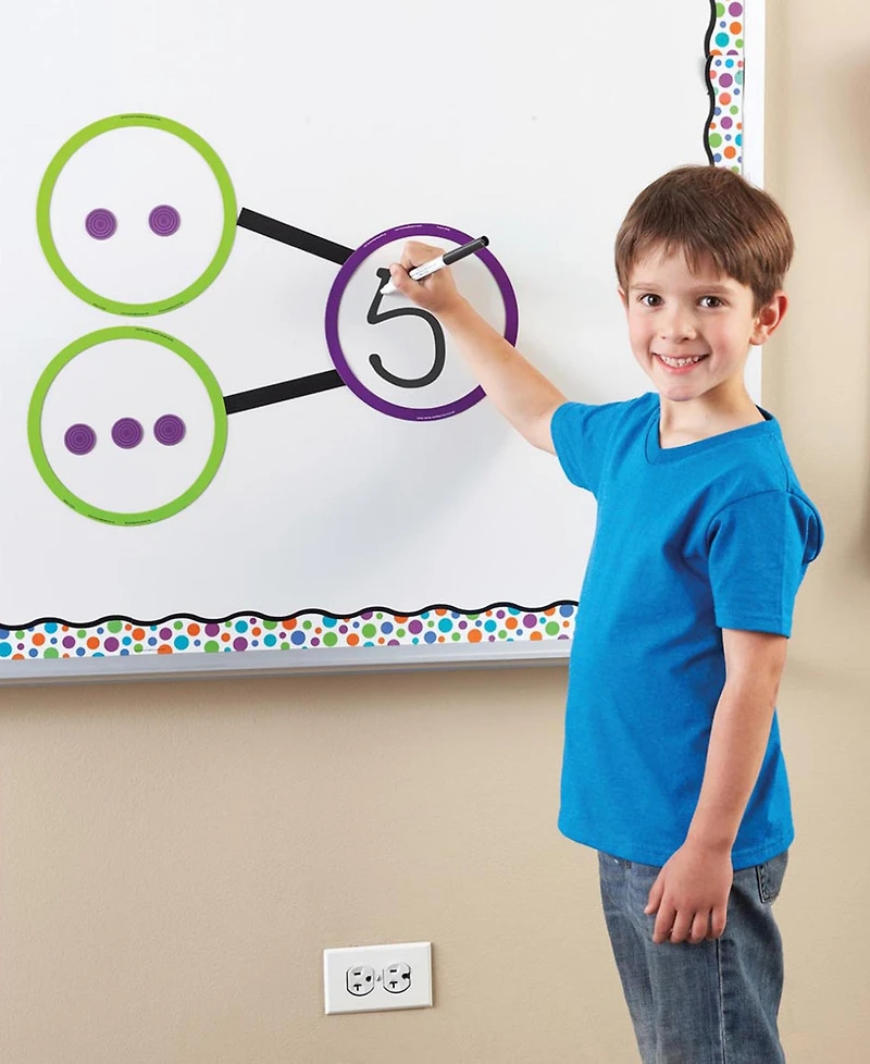 Learning Resources Giant Magnetic Number Bonds, 55 Pieces