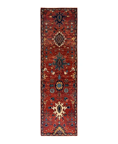 Adorn Hand Woven Rugs Serapi M1999 2'9"x9'11" Runner Area Rug