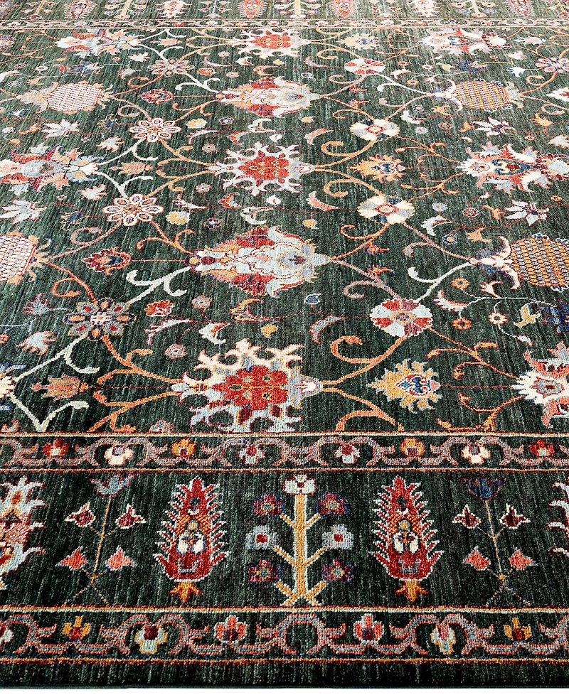 Adorn Hand Woven Rugs Tribal M1999 8'2"x9'8" Area Rug
