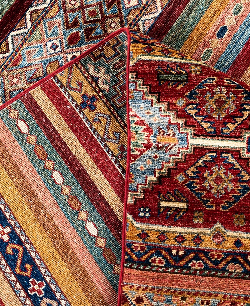 Adorn Hand Woven Rugs Tribal M1999 8'1"x10' Area Rug