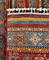 Adorn Hand Woven Rugs Tribal M1999 8'4"x9'10" Area Rug