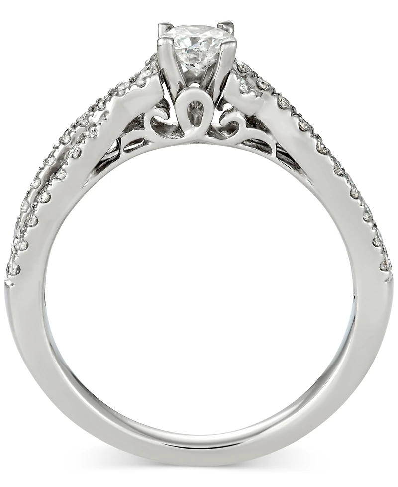 Diamond Engagement Ring (/ ct. t.w.) in 14k White Gold