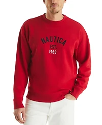 Nautica Men's Logo Crewneck Sweatshirt