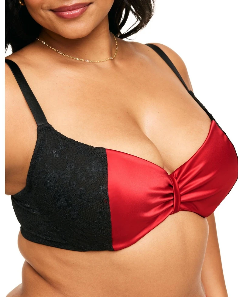 Adore Me Plus Eira Push Up Demi Bra