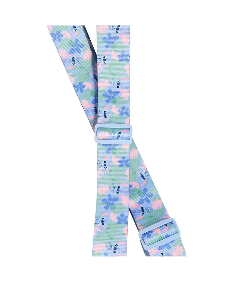 Disney Stitch 2-Piece Luggage Strap Set - Light Tropical Design