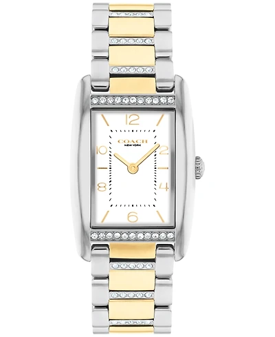 Coach Women's Reese Two-Tone Stainless Steel Bracelet Watch, 24mm x 35mm