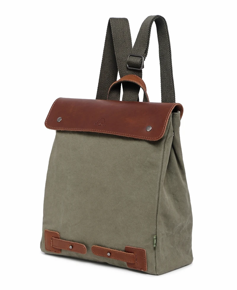 Tsd Brand Cooper Convertible Canvas Backpack