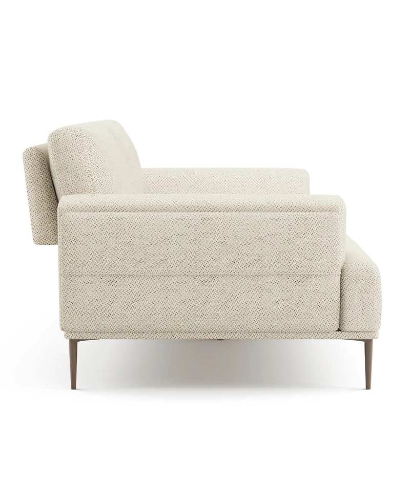 Furniture of America 81" Orlandi Chenille Flared Arm Sofa