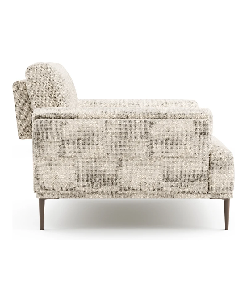 Furniture of America 44" Orlandi Chenille Arm Chair with Extendable Backrest