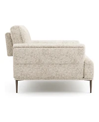 Furniture of America 44" Orlandi Chenille Arm Chair with Extendable Backrest