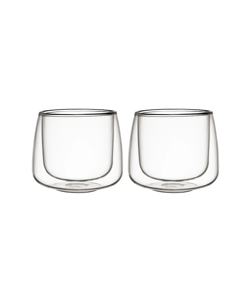 Villeroy & Boch Artesano Hot Cold Beverages Large Insulated Coffee Tumbler, Set of 2