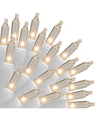 Twinkle Star 150 Lights Incandescent Mini String Light Ul Certified Indoor Outdoor - Clear warm white