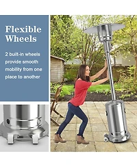 Sugift Garden Propane Standing Lp Gas Steel Accessories Heater