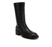 Soora Block Heel Calf Boots Women