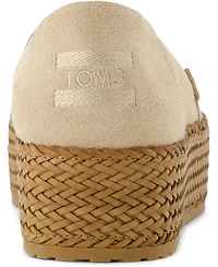 Toms Women's Valencia Suede Platform Espadrilles