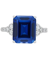 Grown With Love Lab Gemstone & Diamond (1/3 ct. t.w.) Ring 14K Gold