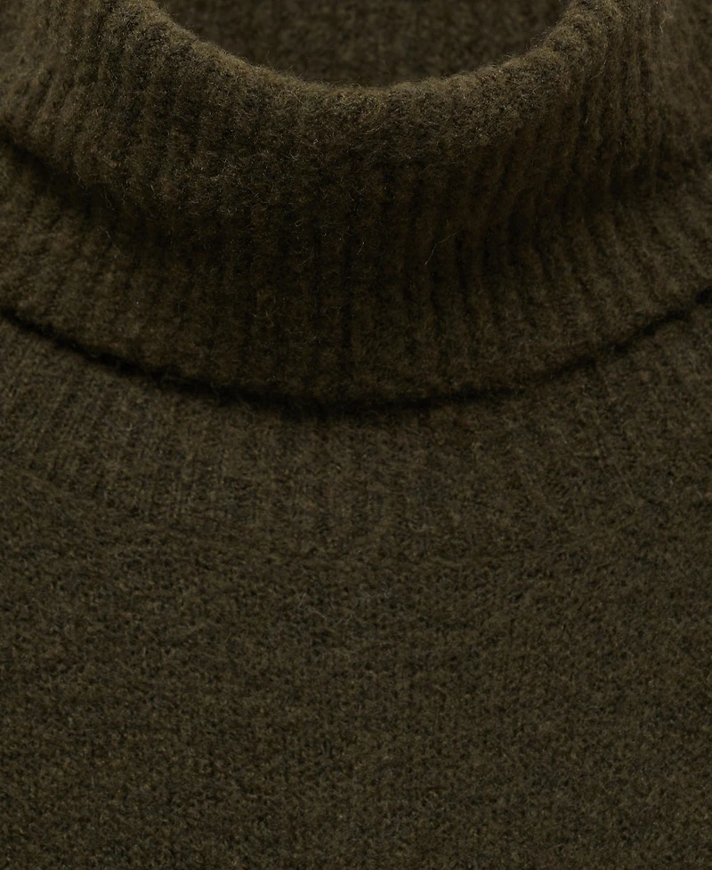 Mango Women's Short Turtleneck Knitted Dress