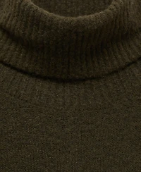 Mango Women's Short Turtleneck Knitted Dress