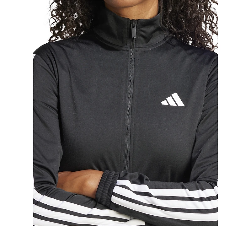 adidas Women's Tricot 3-Stripes Track Jacket