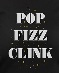 Hybrid Apparel Plus Trendy Pop Fizz Clink Graphic Pullover Top
