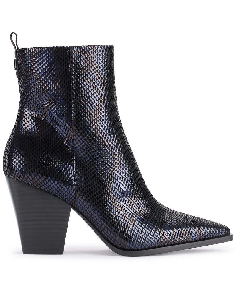 Karl Lagerfeld Paris Women's Keslyn Western Pointy Toe Boots