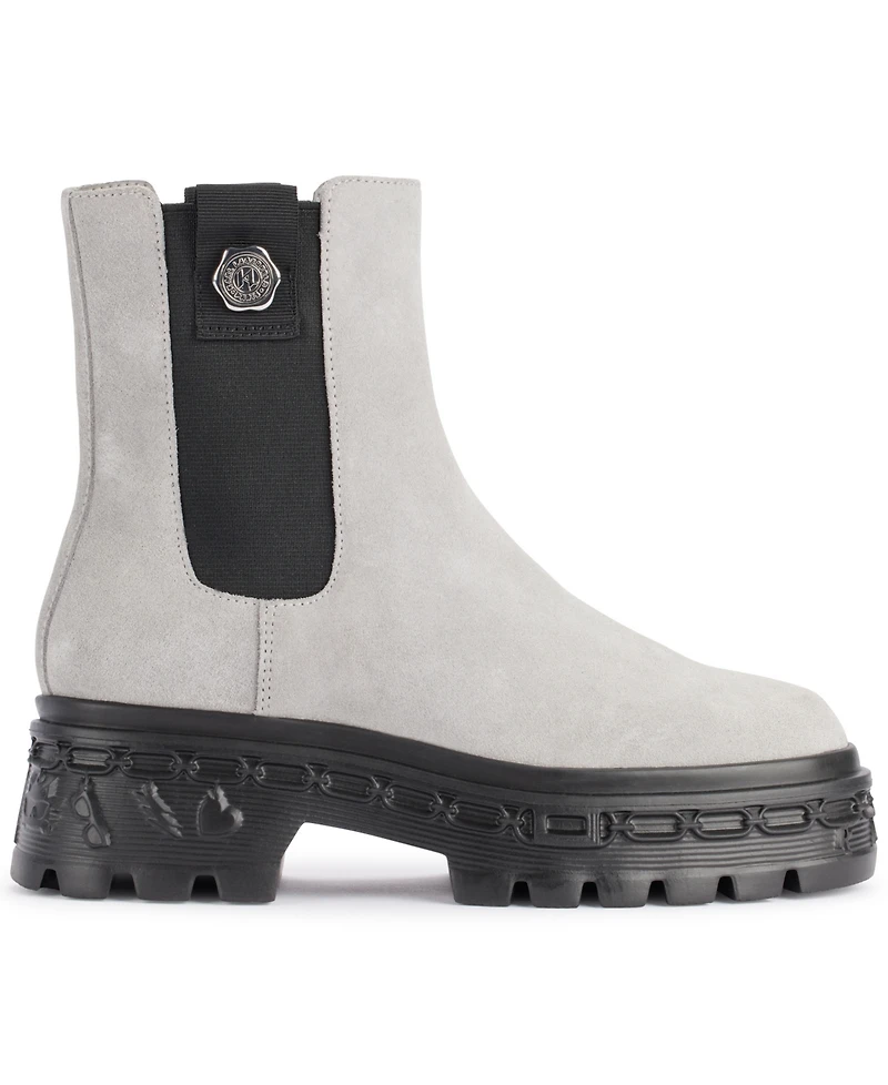 Karl Lagerfeld Paris Women's Londyn Chelsea Almond Toe Booties