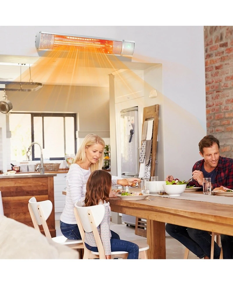 Gouun 1500W Outdoor Electric Patio Heater with Remote Control