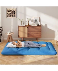 Gouun Foldable Futon Mattress with Washable Cover and Carry Bag for Camping-Full Size