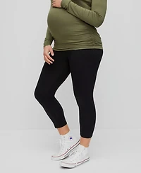 Motherhood Maternity Maternity Basic Secret Fit Belly Crop Leggings - Motherhood