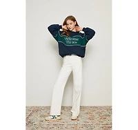 Coney Island Whitefish High Rise Wide Jeans