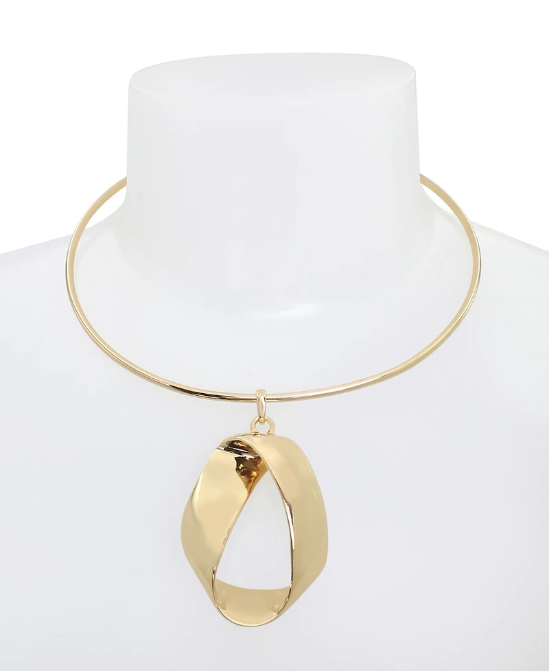Robert Lee Morris Soho Sculptural Pendant Wire Necklace