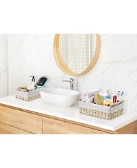 Sorbus 2-Pack Handmade Storage Paper Rope Baskets Set: Bohemian Design for Household Essentials - Durable, Compact, Perfect All Decor