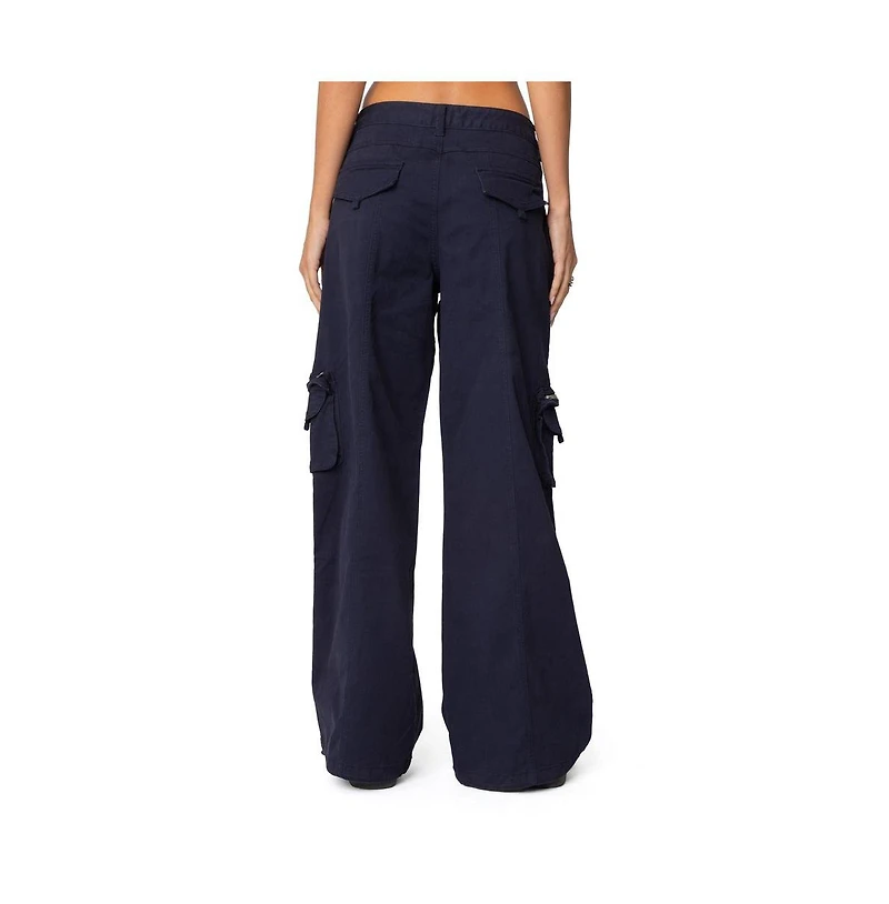 Edikted Womens Kimmie Cargo Pants