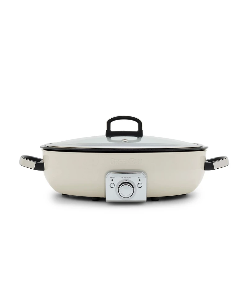 GreenPan Elite 5.5 Quart Nonstick Oval Electric Skillet