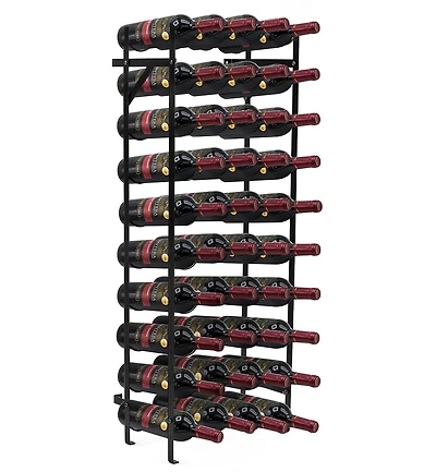Sorbus 40-Bottle Freestanding Wine Rack Stand - Perfect Storage for Kitchen, Dining Room, Bar, or Wine Cellar