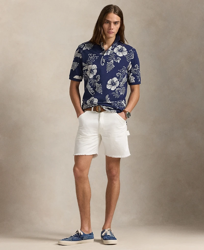 Polo Ralph Lauren Men's Classic-Fit Hibiscus Mesh Shirt