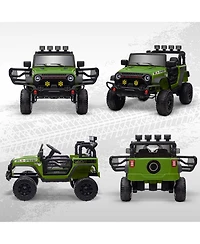 Qaba 12V Ride on Car, Truck with Suspension Wheels