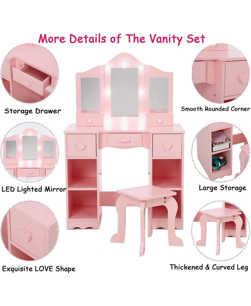 gaomon Kids Vanity Set