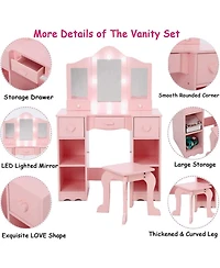 gaomon Kids Vanity Set