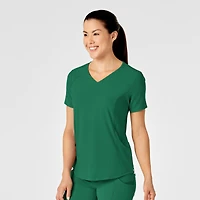 Wink Women's Renew Zip Accent Scrub Top