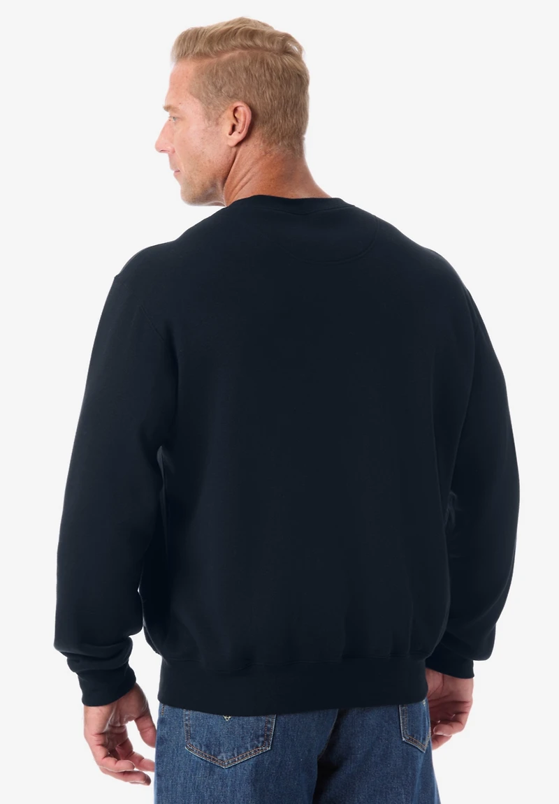 KingSize Big & Tall Wicking Fleece Crewneck