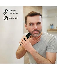 Pursonic Men s Refresh & Groom Kit: Cedarwood, Tea Tree & Eucalyptus Wipes + Rechargeable Beard & Body Trimmer