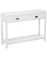 Kings Brand Furniture Wood Occasional Entryway Console Sofa Table With Storage Shelf / 2 Drawers