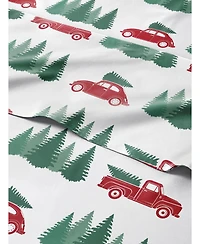 Christmas 4 Piece Microfiber Sheet Set (King