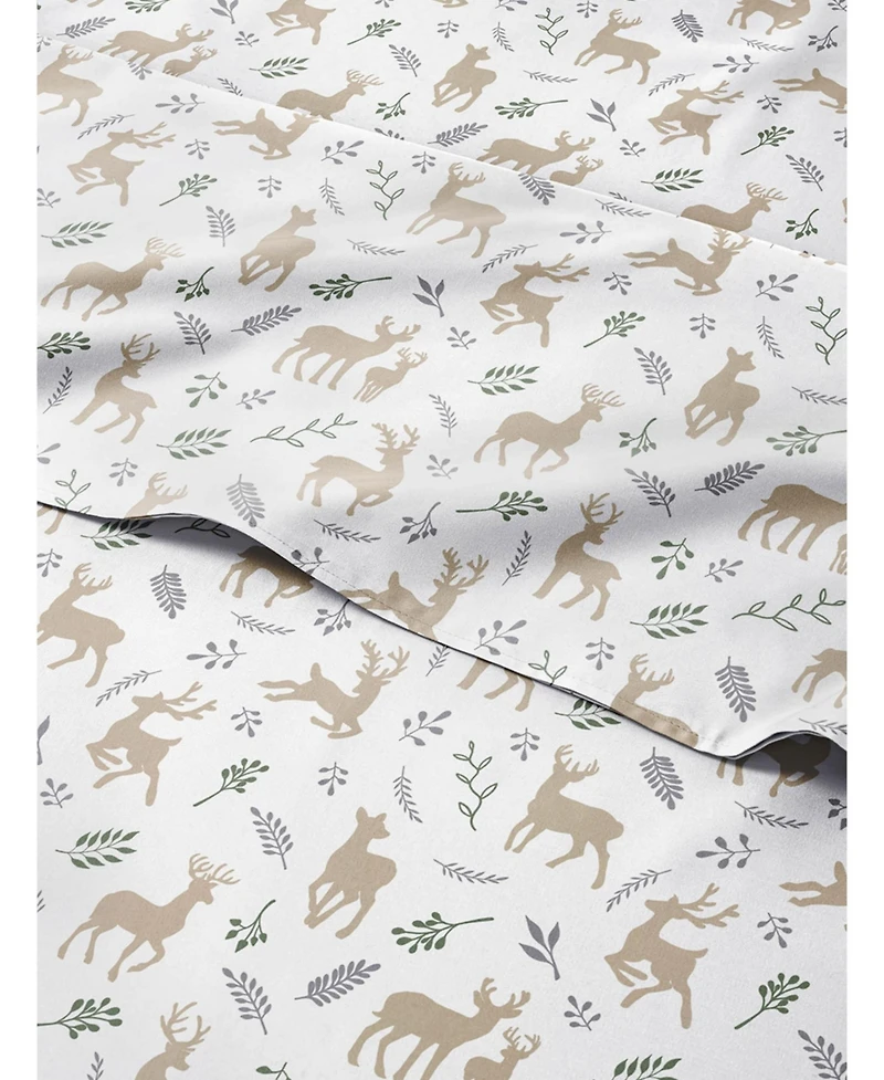 Christmas 4 Piece Microfiber Sheet Set (Queen