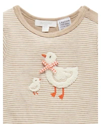 Purebaby Baby Boy and Girl Stripe Coverall