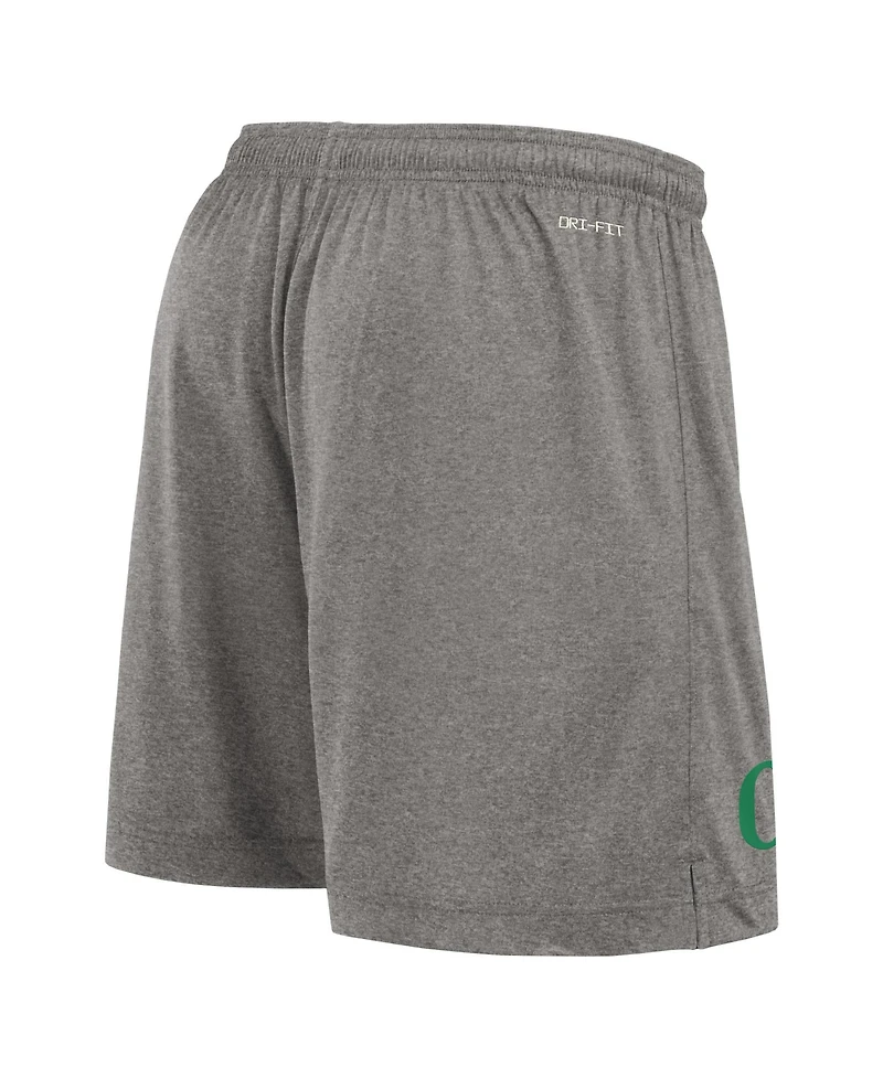 Nike Men's Black/Heather Gray Oregon Ducks Player Reversible Shorts